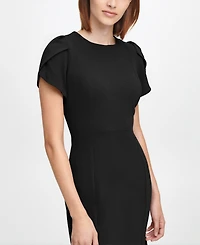 Calvin Klein Women's Short-Sleeve Midi Dress