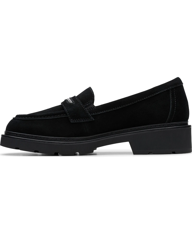 Clarks Women's Lauryl Step Round Toe Loafers