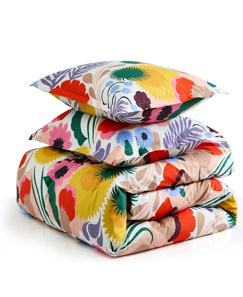 Marimekko Ojakellukka Cotton Percale 3-Pc. Comforter Set