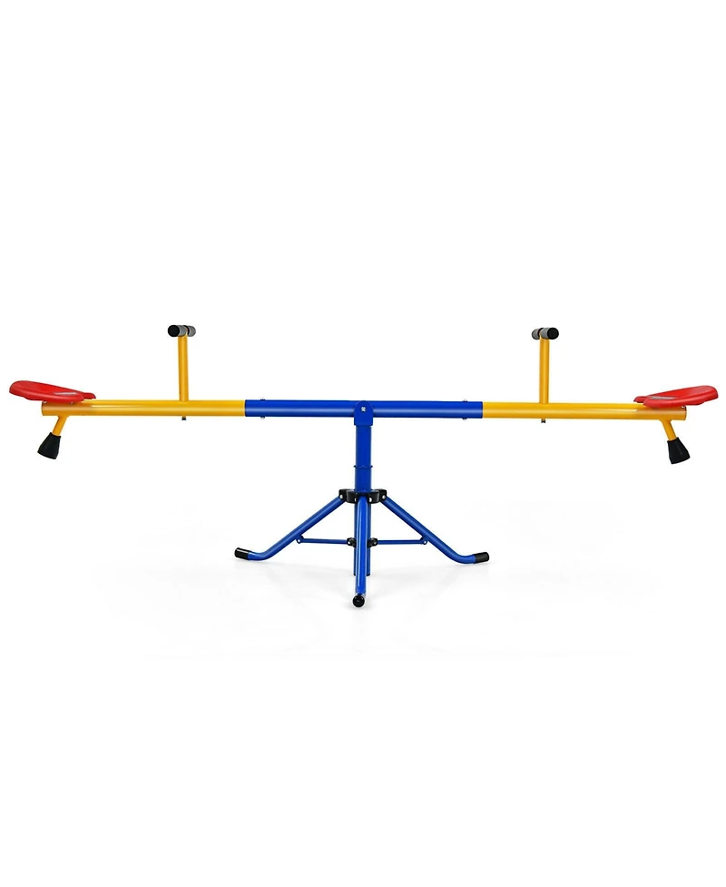 360°Rotation Kids Seesaw Swivel Teeter Totter Playground Equipment