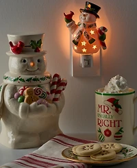 Lenox Happy Holly Days Snowman Night Light
