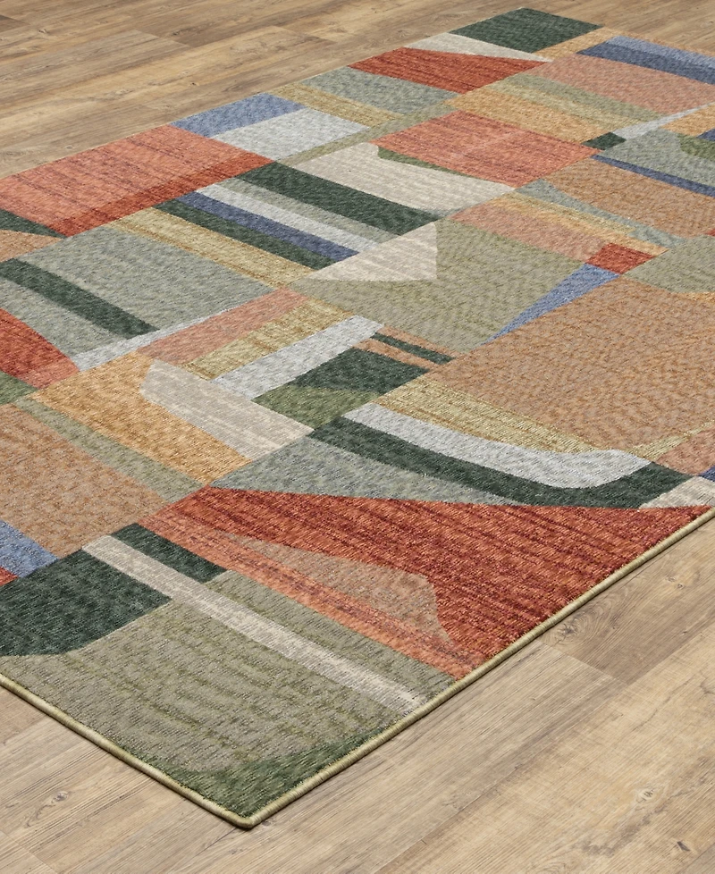 Oriental Weavers Tisdell TIS09 2'3"x7'6" Runner Area Rug