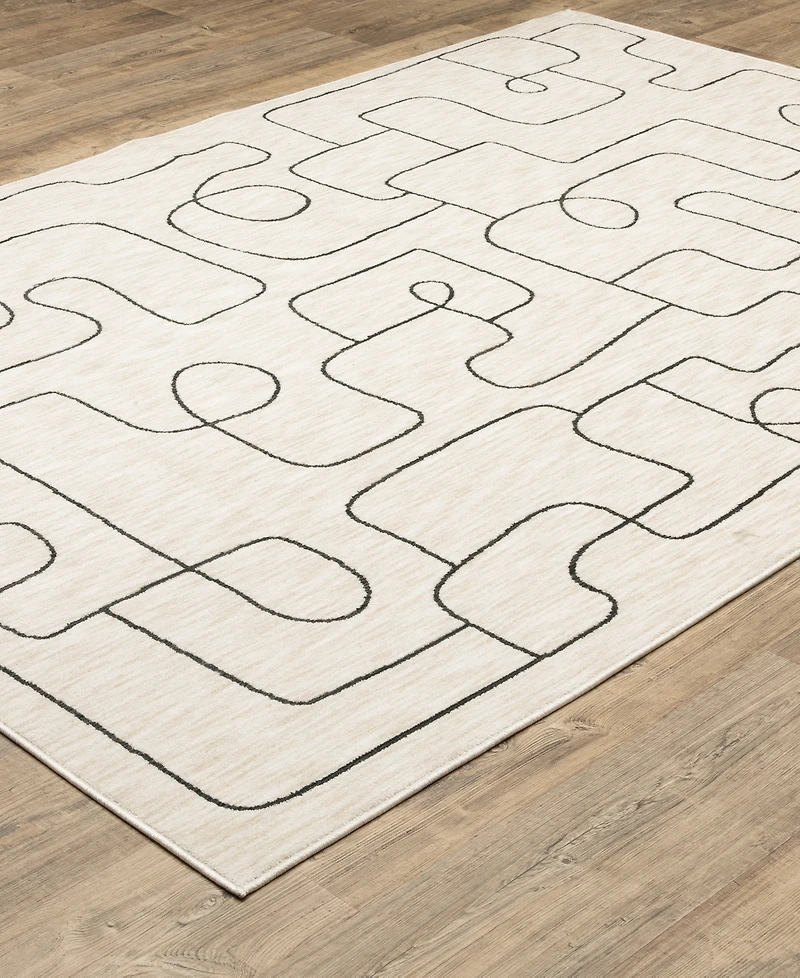 Oriental Weavers Hunter HNT06 6'7"x9'6" Area Rug