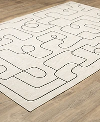 Oriental Weavers Hunter HNT06 6'7"x9'6" Area Rug