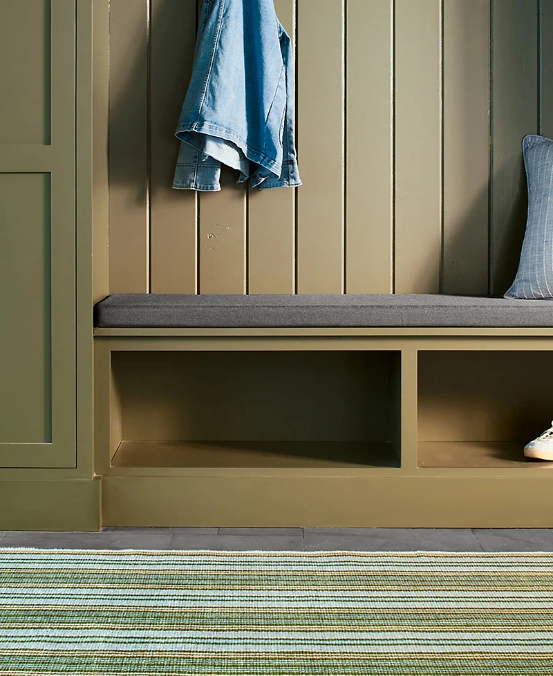 Dash and Albert Rugs by Annie Selke Caravan Stripe Machine Washable DA2034 5'x8' Area Rug