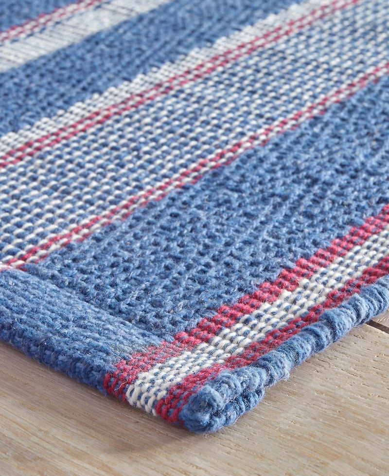 Dash and Albert Rugs by Annie Selke Camden Stripe DA1957 8'x10' Area Rug