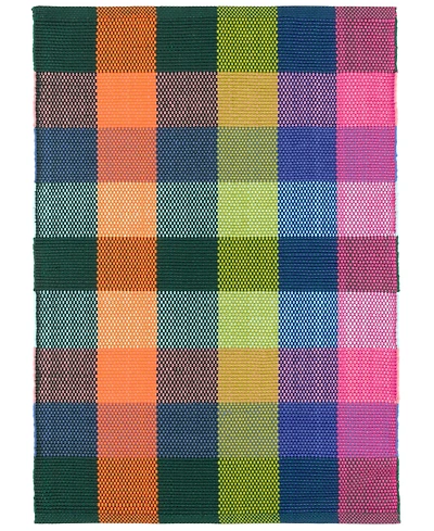 Dash and Albert Rugs by Annie Selke Happy Plaid Indoor/Outdoor DA1798 9'x12' Area Rug