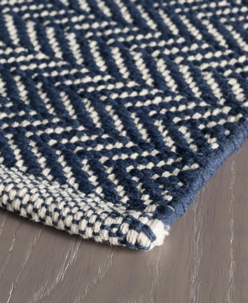 Dash and Albert Rugs by Annie Selke Herringbone Cotton RDA356 5'x8' Area Rug