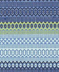 Dash and Albert Rugs by Annie Selke Fiesta Stripe Indoor/Outdoor DA662 2'6''x8' Runner Area Rug