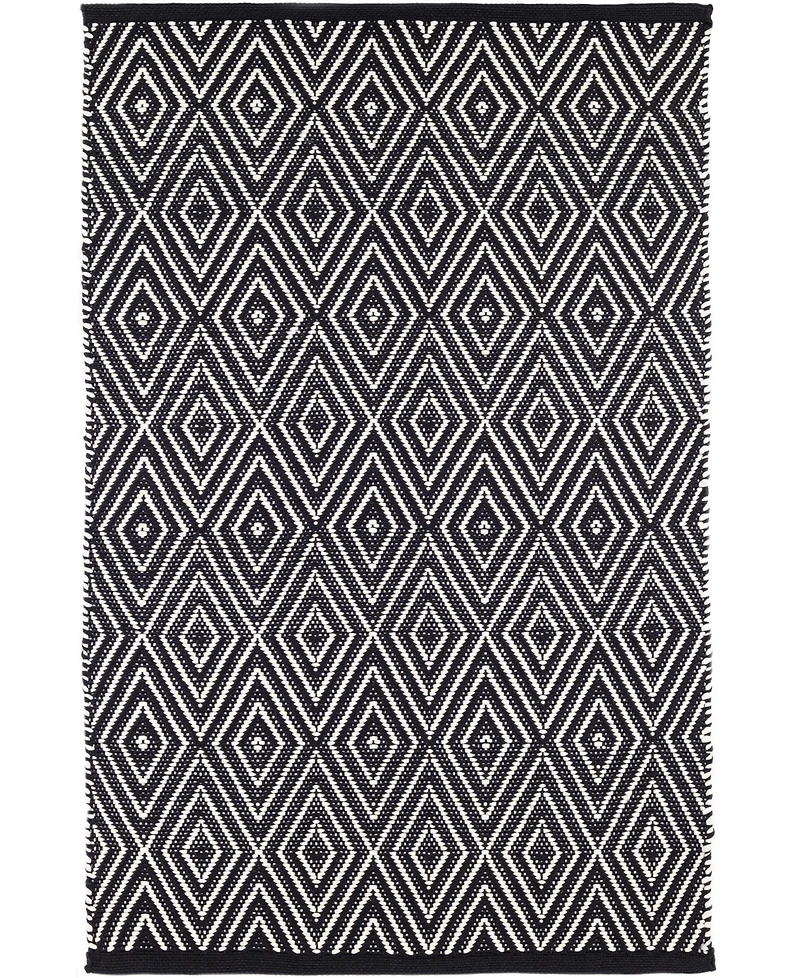 Dash and Albert Rugs by Annie Selke Diamond Indoor/Outdoor RDB170 2'6''x12' Runner Area Rug