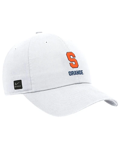 Nike Men's White Syracuse Orange 2025 On-Field Club Adjustable Hat