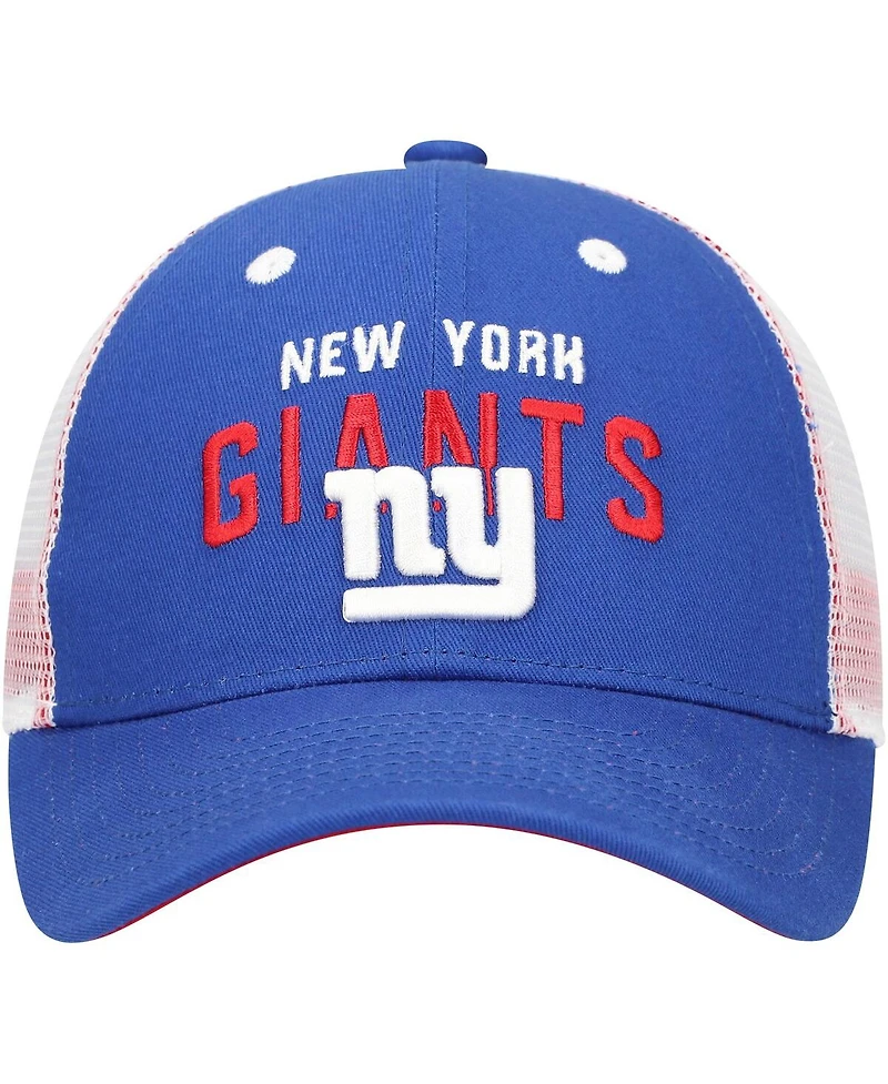 Outerstuff Preschool Royal New York Giants Core Lockup Trucker Adjustable Hat