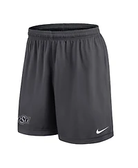 Nike Men's Black/Gray Oklahoma State Cowboys 2025 Sideline Reversible Performance Shorts