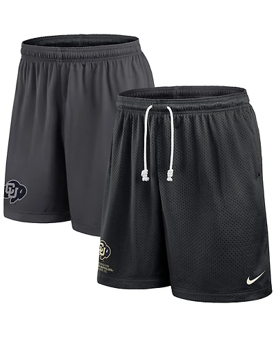 Nike Men's Black/Gray Colorado Buffaloes 2025 Sideline Reversible Performance Shorts