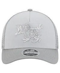 New Era Men's Gray Tom and Jerry Tonal 9FORTY Adjustable Trucker Hat