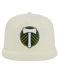 New Era Men's Cream Portland Timbers 2025 Kickoff Snapback Golfer Hat