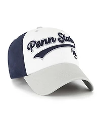 '47 Brand Big Boys and Girls White Penn State Nittany Lions Scooter Clean Up Adjustable Hat