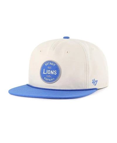 '47 Brand Men's Natural Detroit Lions Payson Captain Adjustable Hat