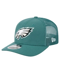 New Era Men's Midnight Green Philadelphia Eagles Team Collection 9SEVENTY Stretch-Snap Adjustable Hat