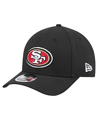 New Era Men's Black San Francisco 49ers Team Collection 9FORTY M-Crown Adjustable Hat