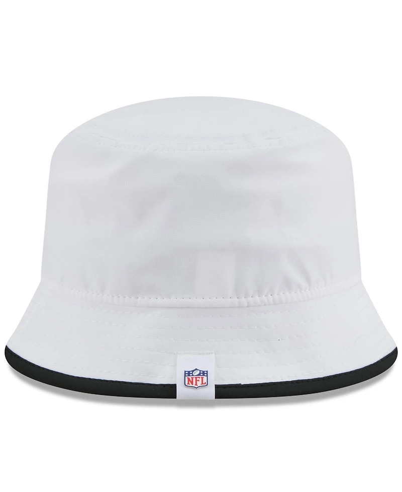 New Era Men's White Pittsburgh Steelers 2025 Nfl Training Camp Stretch Bucket Hat
