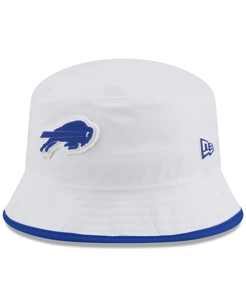 New Era Men's White Buffalo Bills 2025 Nfl Training Camp Stretch Bucket Hat