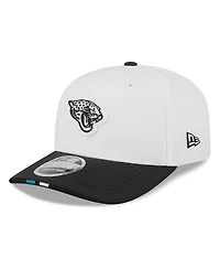 New Era Men's White/Black Jacksonville Jaguars 2025 Nfl Training Camp 9SEVENTY Adjustable Hat