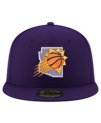 New Era Men's Purple Phoenix Suns State Pride 9FIFTY Snapback Hat