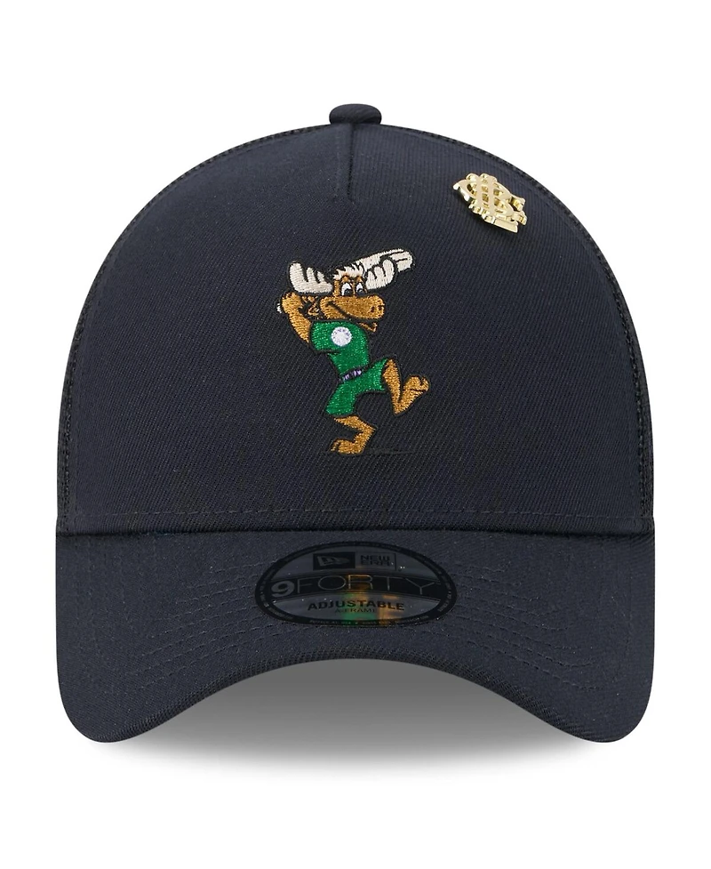 New Era Men's Navy Seattle Mariners 2025 Big League Chew A-Frame 9FORTY Adjustable Trucker Hat