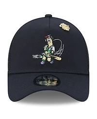 New Era Men's Navy Atlanta Braves 2025 Big League Chew A-Frame 9FORTY Adjustable Trucker Hat