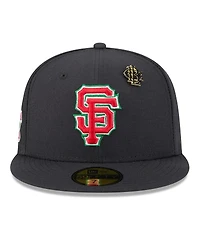New Era Men's Black San Francisco Giants 2025 Big League Chew 59FIFTY Fitted Hat