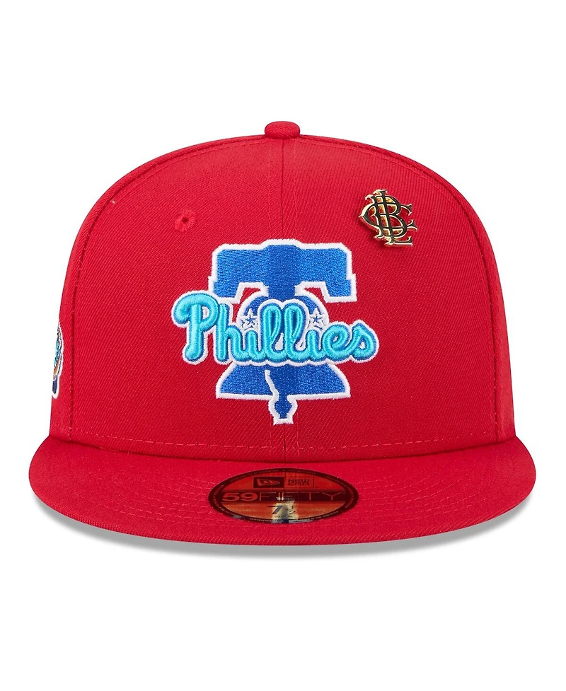 New Era Men's Red Philadelphia Phillies 2025 Big League Chew 59FIFTY Fitted Hat