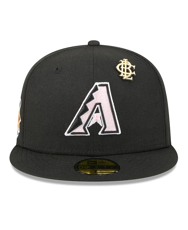 New Era Men's Black Arizona Diamondbacks 2025 Big League Chew 59FIFTY Fitted Hat