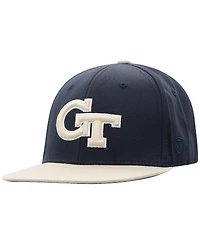 Top of the World Big Boys and Girls Navy Georgia Tech Yellow Jackets Victory Maverick Snapback Hat