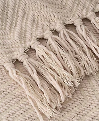 Battilo Herringbone Chenille Knit Throw