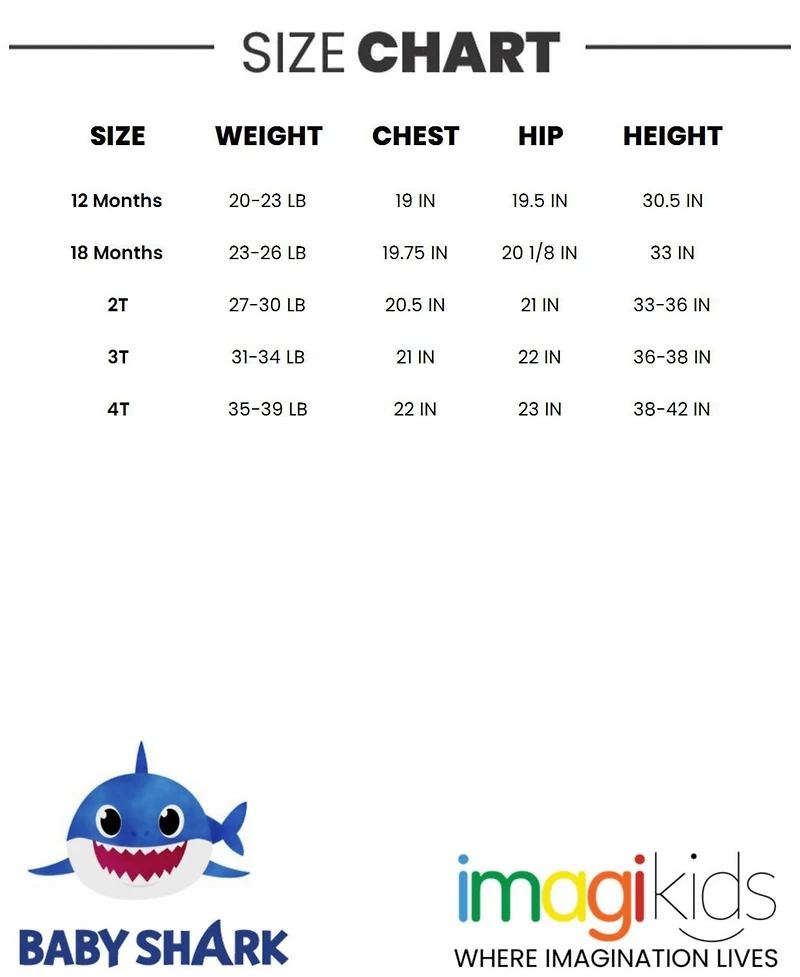 Baby Shark Girls Pinkfong Pullover Fleece Sweatshirt and Pants Outfit Set