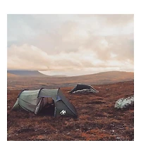 Ayamaya TrekPort Tunnel Camping Tent – 2–4 Person 3-Season Waterproof Shelter with Sleeping Room, Vestibule, Mesh Doors & Side Access for Camping