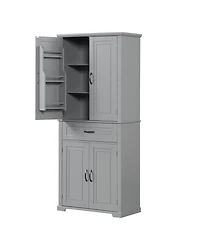 Streamdale Furniture Bathroom Storage Cabinet with Adjustable Shelf
