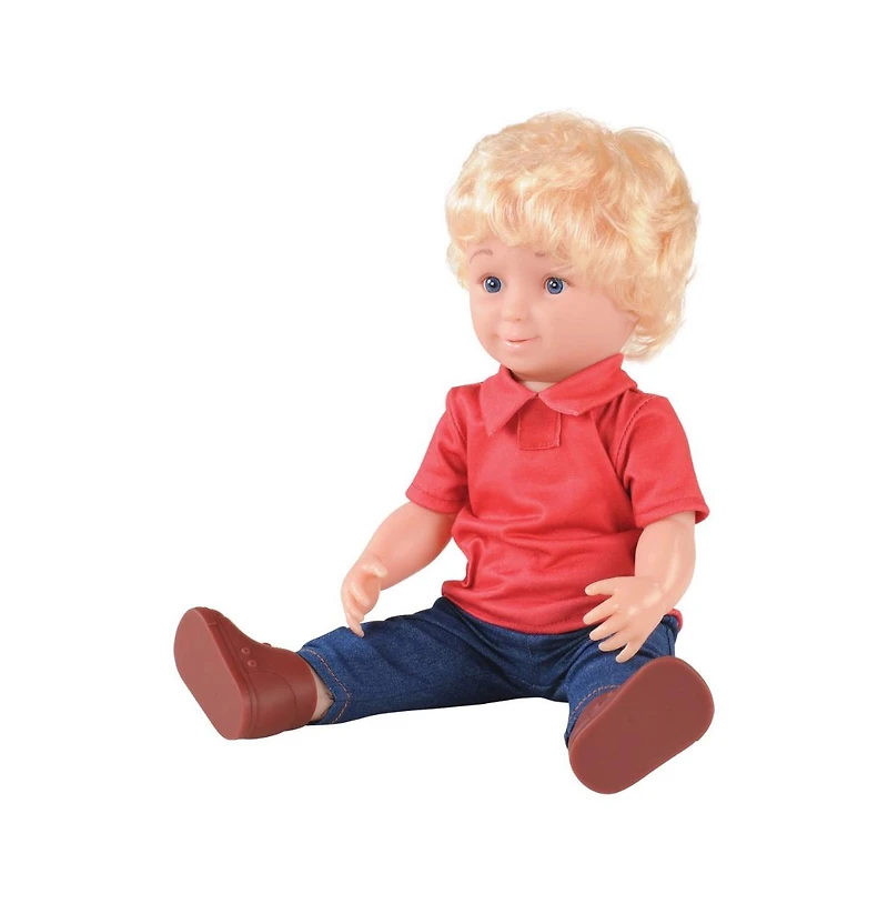 Kaplan Early Learning 16" Multiethnic Doll - Caucasian Boy