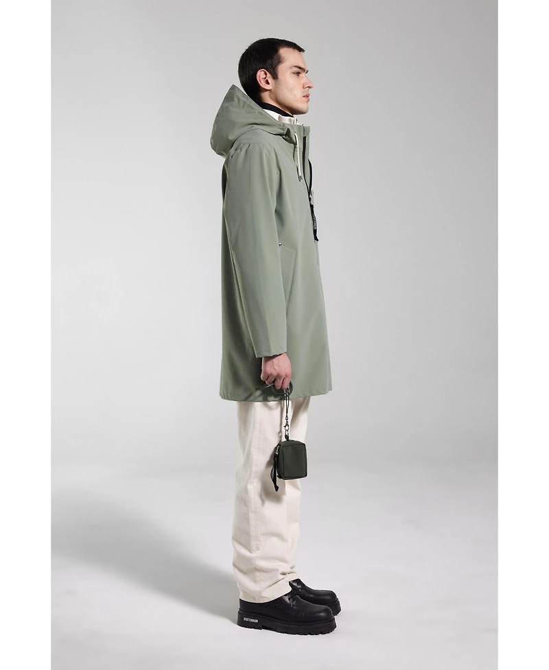 Stutterheim Stockholm Lightweight Zip Matte Raincoat