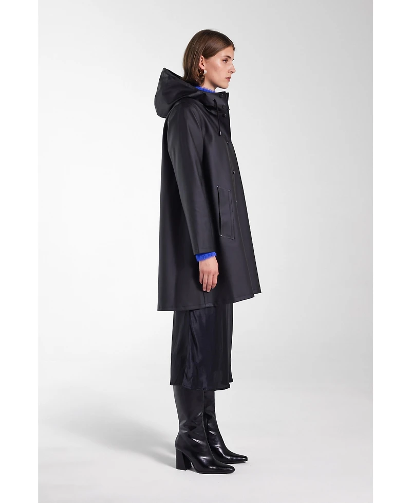 Stutterheim Mosebacke Hooded Long Sleeve Raincoat