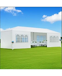 Streamdale Furniture 10x30' Outdoor Gazebo Wedding Party Tent with Sidewalls