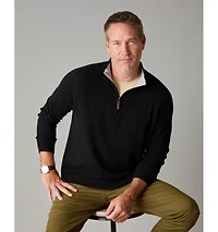 LuxLined Men's Itch-Free Cashmere Quarter-Zip Sweater with Soft Inner Lining