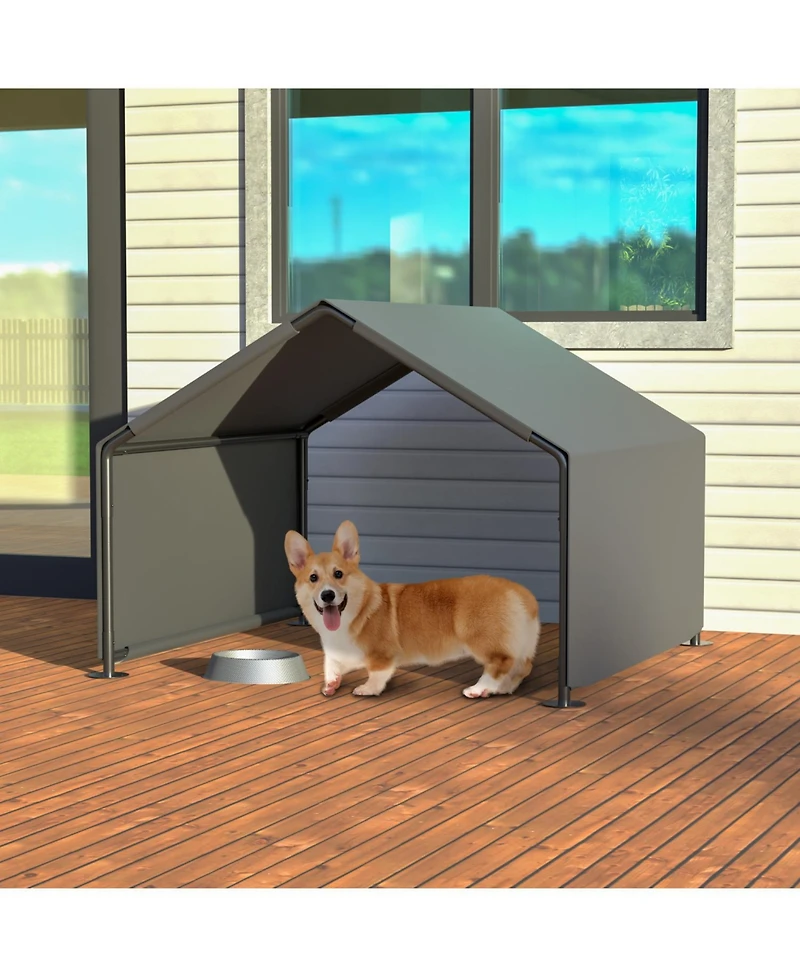 Streamdale Furniture Dog Shade Shelter Portable Pet Tent Gray