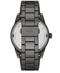 Fossil Men's Pearson Multifunction Gunmetal Stainless-Steel Watch, 42mm