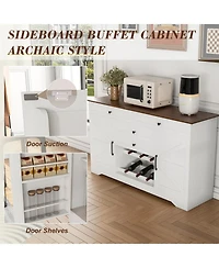 Streamdale Furniture Farmhouse Buffet Sideboard
