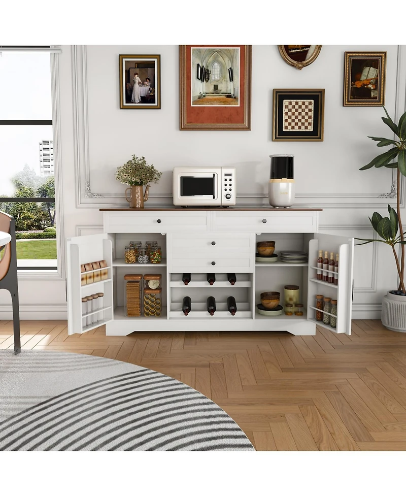 Streamdale Furniture Farmhouse Buffet Sideboard