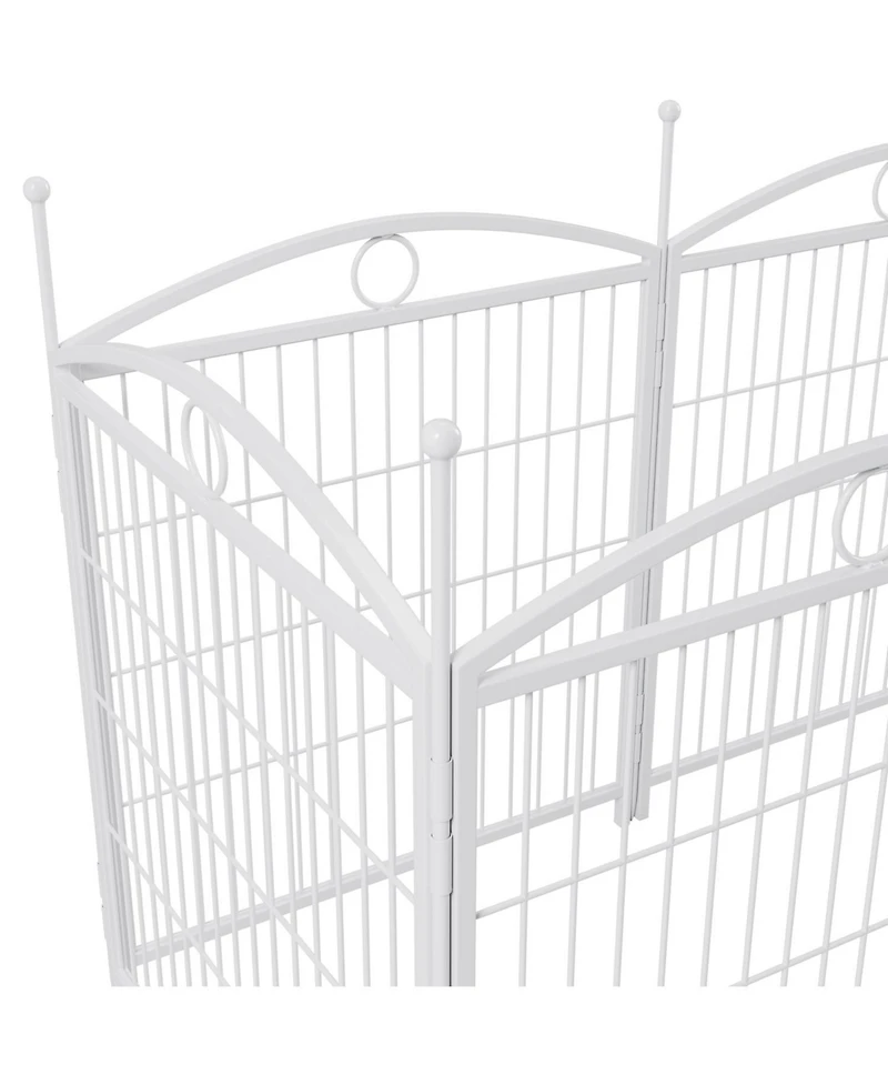 Streamdale Furniture Dog Playpen 32-Inch 8-Panel Metal Pet Fence