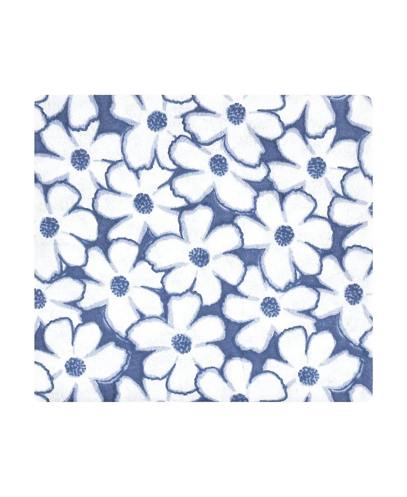 Hudson Baby Girls 7pk Cotton Flannel Receiving Blankets Bundle