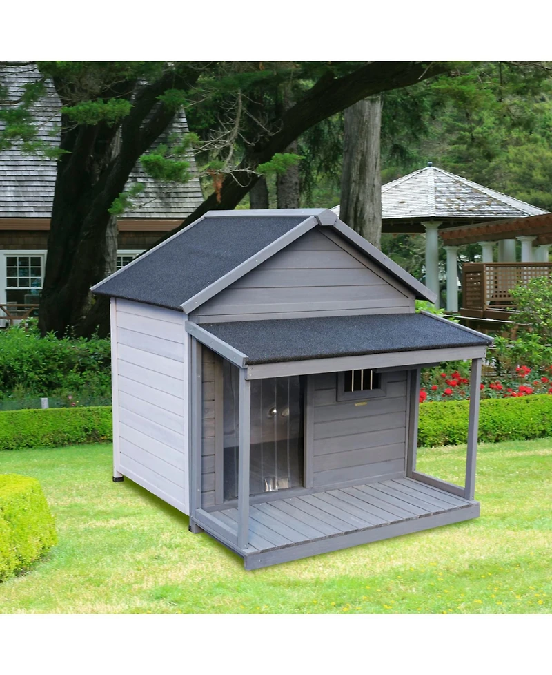 Streamdale Furniture Large Balcony Dog House with Terrace